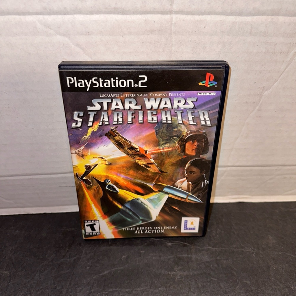 Star Wars: Starfighter PS2 (For Sony PlayStation 2, 2002) Complete.